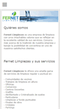 Mobile Screenshot of limpiezasfernet.com